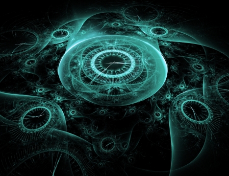 创意时钟充满科技感时钟设计