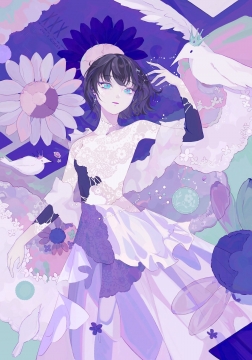 唯美动漫插画写真图片