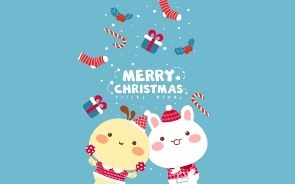 油爆叽丁圣诞节图片