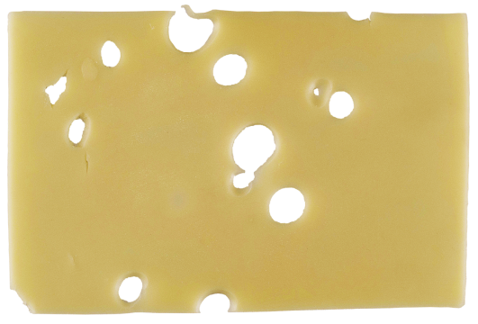 美味方形片状黄色新鲜芝士食物