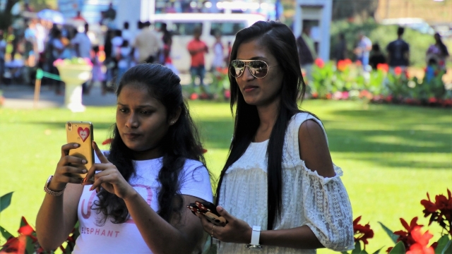 阳光城市街道拿手机时尚黑人女性