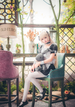 小美女咖啡屋女仆制服高清美图