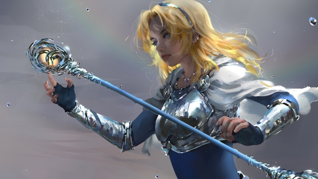 唯美动漫美女高清桌面壁纸