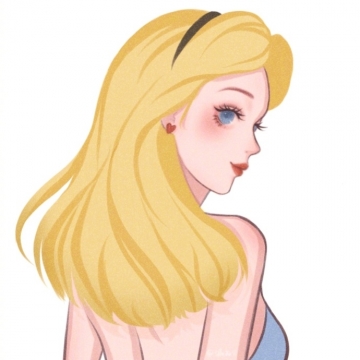 迪士尼公主夏日头像图片