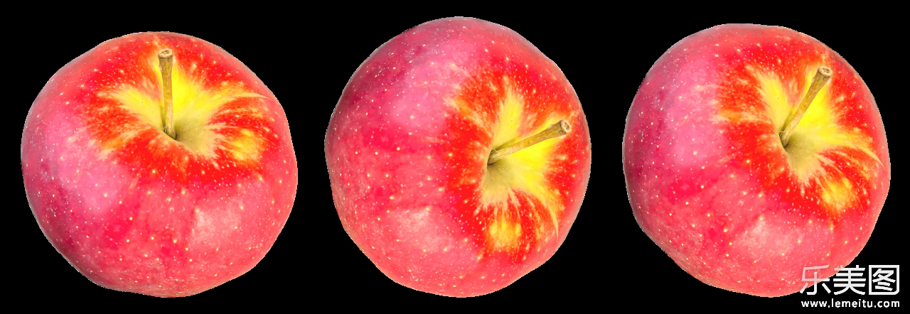 白色背景红色苹果水果美食食物
