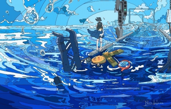 唯美精选情感插画图片