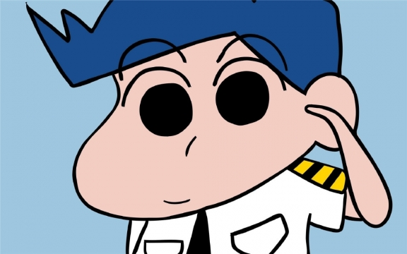 蜡笔小新无水印电脑桌面高清壁纸图片