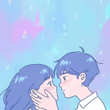 唯美情侣头像图片