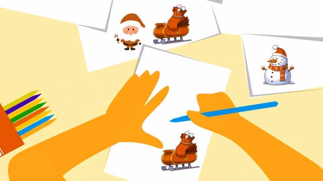 画画儿童手绘绘画幼儿园海报