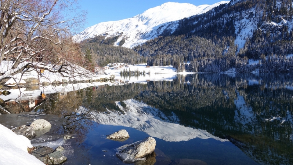 唯美冬天雪景高清桌面壁纸