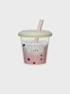 3D立体奶茶头像