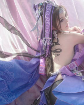 美女摄影_性感美女露背古装COS写真