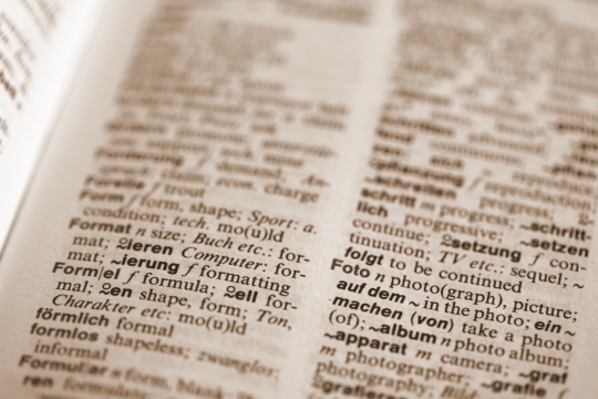 文艺泛黄内页黑色字体书本字典