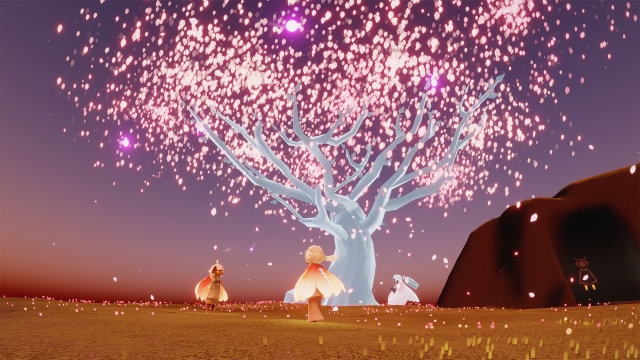 浪漫唯美发光的树高清桌面壁纸