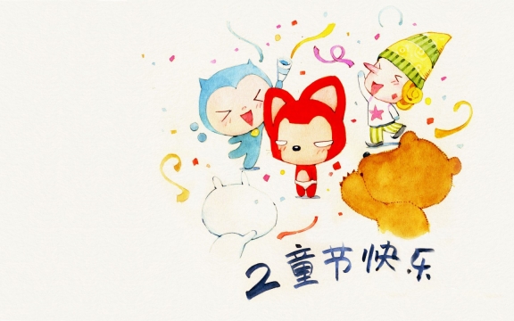 六一儿童节快乐高清桌面壁纸