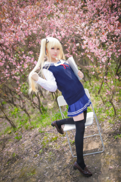 人物摄影_可爱小萝莉制服绝对领域高清美图