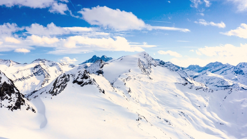 壮观雪山风景自然风光优美风景高清桌面壁纸