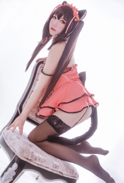 时崎狂三睡衣猫女郎黑丝美腿