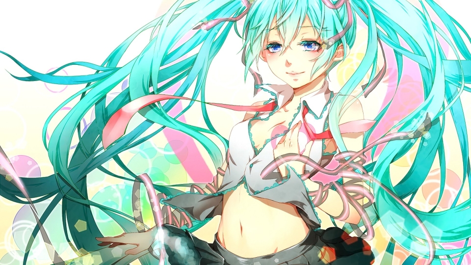 初音未来美女高清桌面壁纸