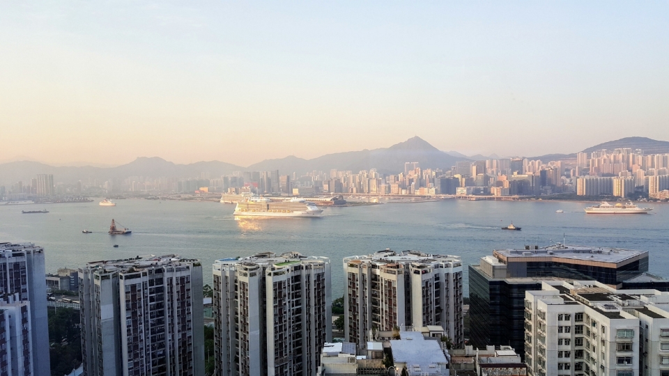 香港城市风光高楼大厦高清桌面壁纸