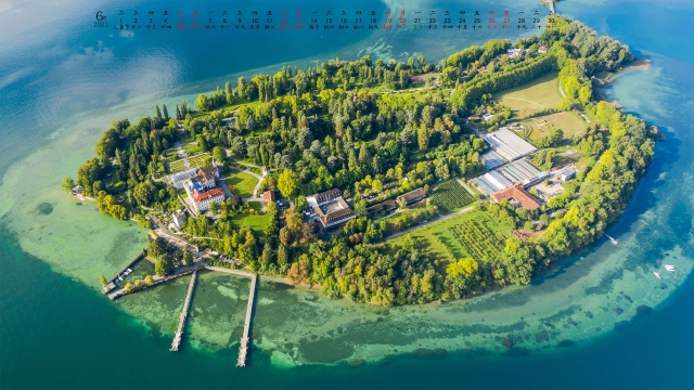 2021年6月唯美清新护眼高清日历壁纸