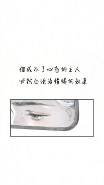 唯美情感语录写真