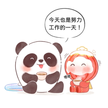 可爱冰墩墩写真图片