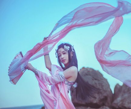 人物摄影_古风美女优美身姿高清特写