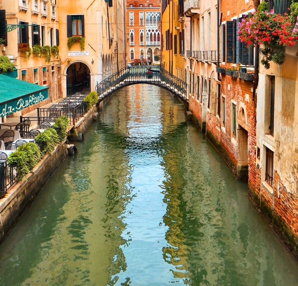 威尼斯水城一角高清摄影