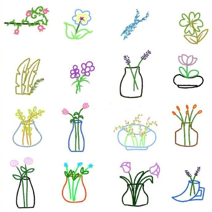 植物简笔画图片