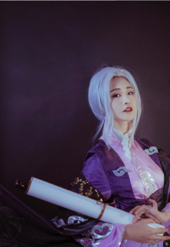 美女摄影_剑网3万花古风妖艳COS美图