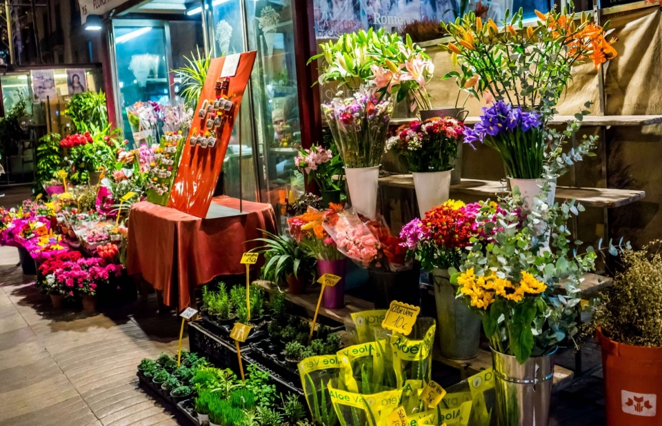 花店鲜花唯美高清桌面壁纸