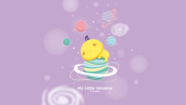 油爆叽丁少女心电脑壁纸