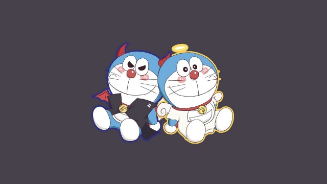 哆啦A梦十二星座无水印高清桌面壁纸