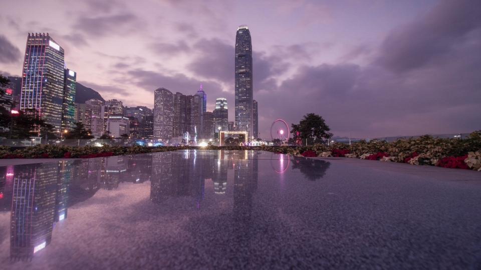 香港城市风光优美风景建筑高清桌面壁纸