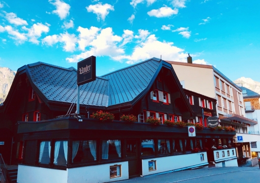 英格堡图片 瑞士英格堡小镇图片