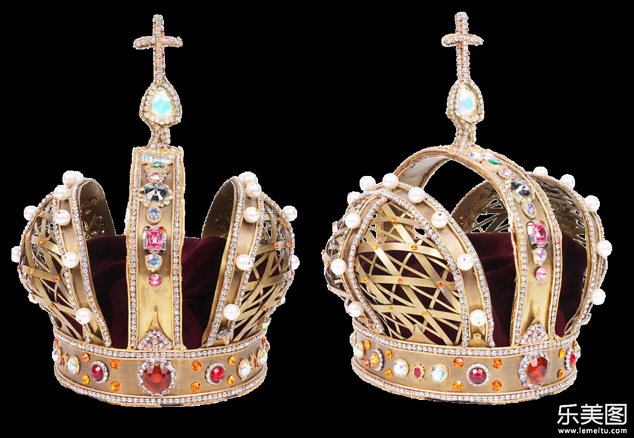 做工精细镶有宝石的主教皇冠