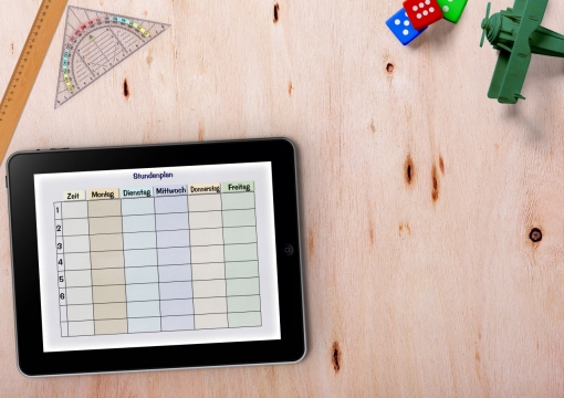 木制桌面平板电脑日程表文具玩具