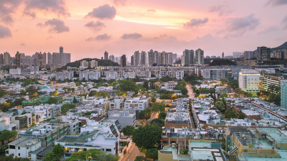 香港城市风光高楼大厦高清桌面壁纸