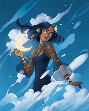 唯美插画写真图片