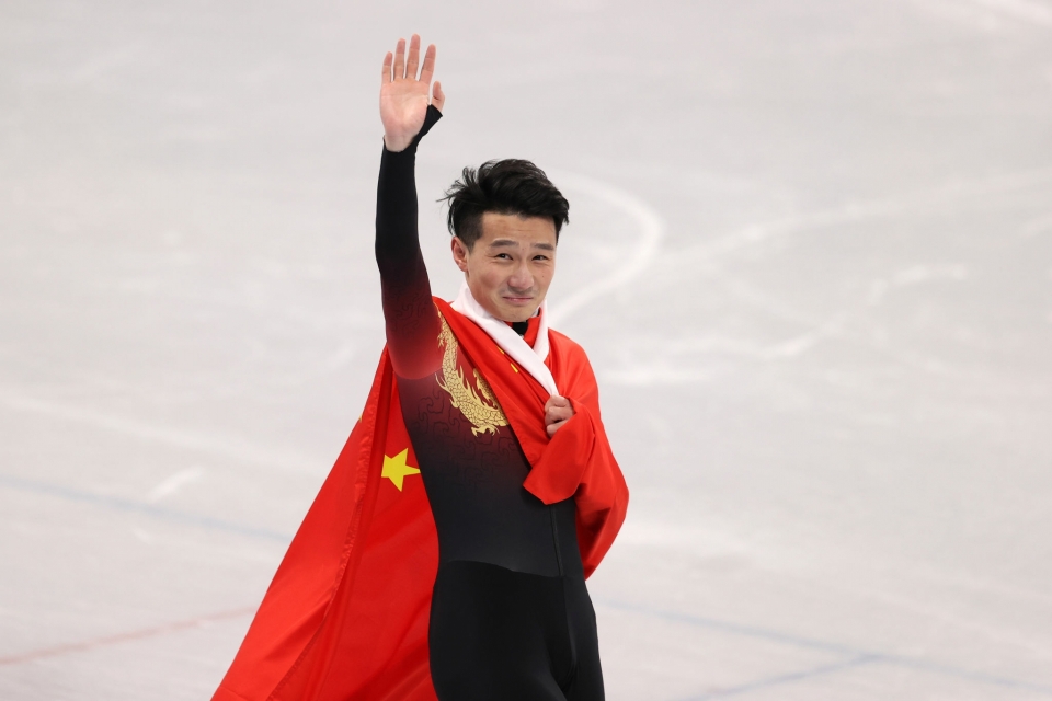 任子威，短道速滑男子1000米，冬奥会