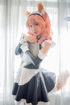 美女摄影_玉藻前女仆诱惑COS高清写真