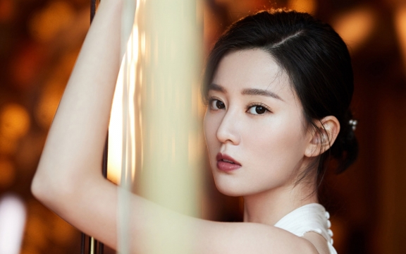 乔欣性感礼服美丽漂亮高清桌面壁纸