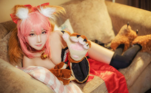 美女摄影_兽耳少女美腿黑丝高清写真