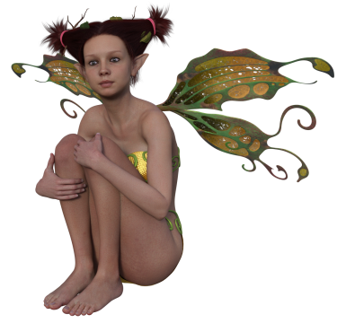 精灵蝴蝶女生女孩游戏建模