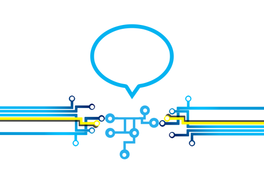 沟通的桥梁信息社交多元化