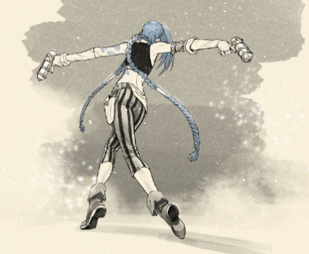 双城之战金克丝超清写真图片