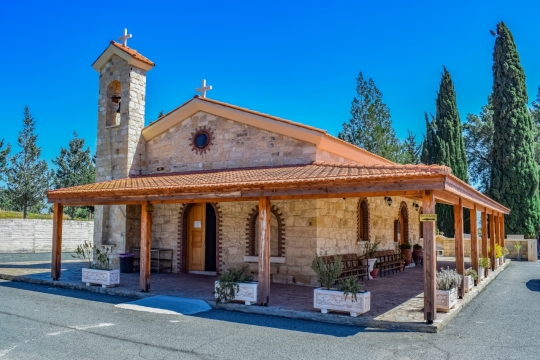 阳光蓝色天空户外古典历史建筑