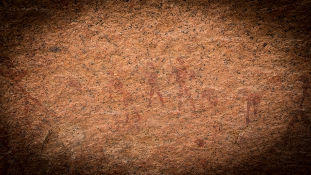 石头地面雕刻羊皮纸沙子