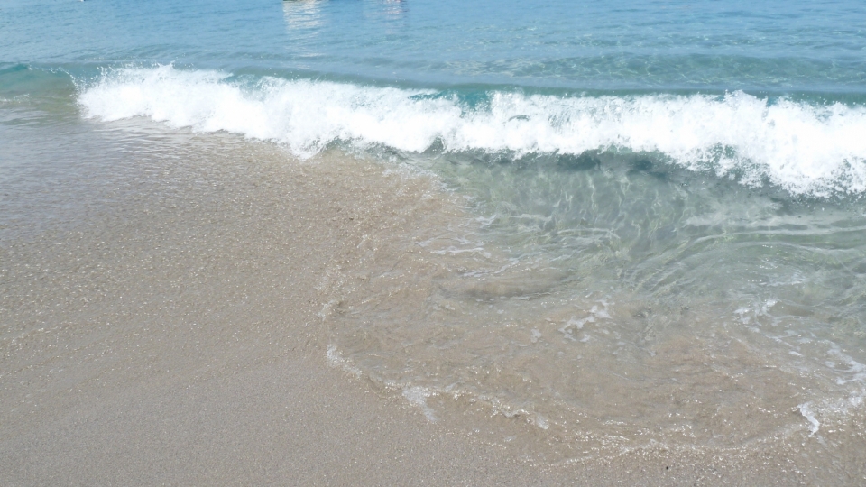 海浪浪花自然风光优美风景秀丽高清桌面壁纸